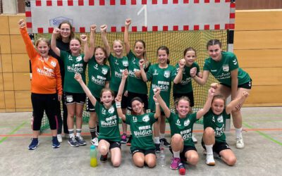 Weibliche E1 Sieger im Ortsderby