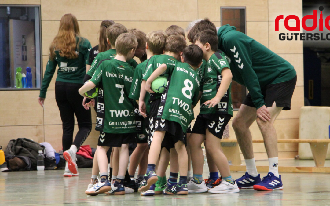 Handball-EM: F-Jugend im Interview bei Radio Gütersloh